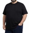 Thumbnail Black pocket T-shirt shown on model.