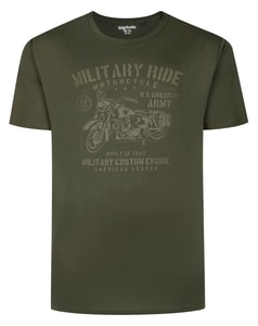Bigdude Military Ride T-Shirt Olive Tall