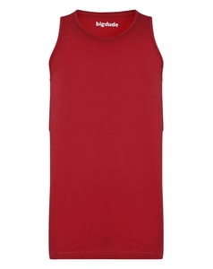 Bigdude Plain Tank Top Pepper Red