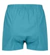 Thumbnail Teal woven boxer shorts, back view.