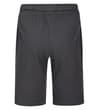 Thumbnail Charcoal waffle lounge shorts, back view.