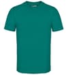 Thumbnail Teal crew neck T-shirt, front view.