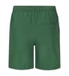Thumbnail Dark green swim shorts, back view with rear pocket.