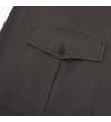 Thumbnail Close-up of buttoned cargo pocket on charcoal shorts.