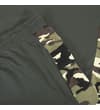 Thumbnail Close-up of side pocket and camo panel on green shorts.