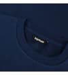 Thumbnail Navy sweatshirt crew neckline with inner brand label.