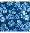 Thumbnail Blue and white floral print close-up.