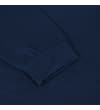 Thumbnail Navy sweatshirt sleeve with ribbed cuff close-up.
