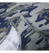 Thumbnail Close-up of armhole and trim on camo tank top.