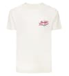 Thumbnail Cream T-shirt front view with small Rockin Diner chest logo.