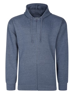 Bigdude Extra Heavy Full Zip Hoody Dark Denim Tall