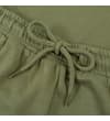 Thumbnail Close-up of khaki elasticated waistband and drawstring.