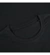Thumbnail Close-up of black round neckline on sleeveless T-shirt.