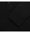 Thumbnail Black long sleeve polo cuff and sleeve close-up.