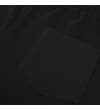 Thumbnail Black sweatpants rear pocket close-up.