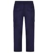 Thumbnail Navy cargo pants, full back view.