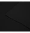 Thumbnail Close-up of the black short sleeve hem and stitching.