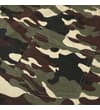 Thumbnail Close-up of back patch pocket on camouflage shorts.