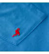 Thumbnail Chest pocket close-up with red flamingo embroidery.