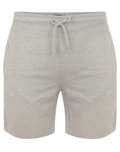Bigdude Loop Back Jogger Shorts Grey Marl