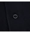 Thumbnail Close-up of navy button on textured pique polo fabric.