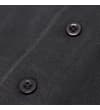 Thumbnail Close-up of charcoal polo placket with two buttons.