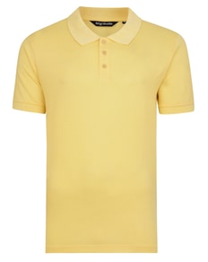 Bigdude Plain Polo Shirt Yellow Tall