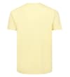 Thumbnail Pale yellow plain T-shirt, back view.