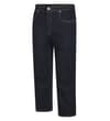 Thumbnail Raw wash stretch jeans front flat lay view.