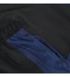Thumbnail Close-up of navy side panel and pocket opening on shorts.