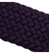 Thumbnail Close-up of the navy braided belt weave detail.