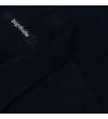 Thumbnail Close-up of navy shirt collar with inner label.