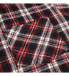 Thumbnail Close-up of the pyjama shirt chest pocket in check fabric.