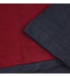 Thumbnail Close-up of the sleeve hem and burgundy panel seam.