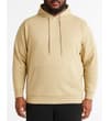 Thumbnail Model wearing the sand lightweight hoody, front view.