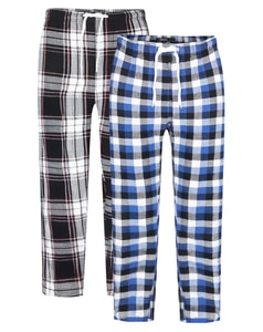 Bigdude Woven Waffle PJ Pants Twin Pack Multi