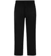 Thumbnail Black sweatpants back view with rear patch pocket.