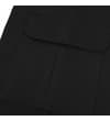 Thumbnail Close-up of black cargo trousers side cargo pocket.