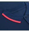 Thumbnail Close-up of the navy collar with red tipping.