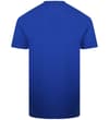 Thumbnail Royal blue V-neck T-shirt, back view.