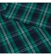 Thumbnail Green and navy checked poplin fabric detail.