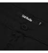Thumbnail Close-up of black chino waistband with button fastening.