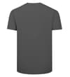 Thumbnail Charcoal plain T-shirt, back view.