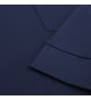 Thumbnail Close-up of navy waffle fabric and ribbed cuff.