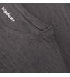 Thumbnail Close-up of the crew neckline and space dye texture.