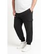 Thumbnail Charcoal cargo sweatpants worn, front angled view.