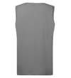 Thumbnail Grey sleeveless T-shirt, back view.