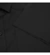 Thumbnail Close-up of black short sleeve and front panel.