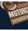 Thumbnail Angled close-up of the motorcycle print and lettering.