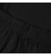 Thumbnail Close-up of black pajama shorts elastic waistband.